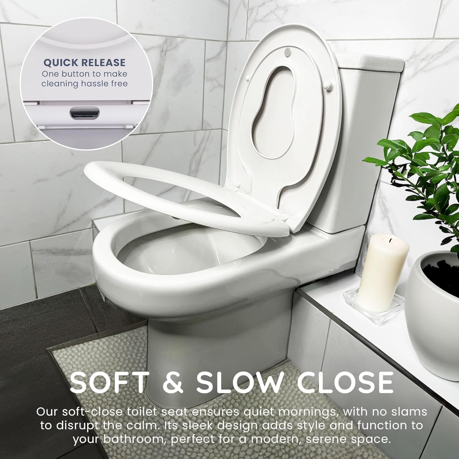 Abattant de toilette familial