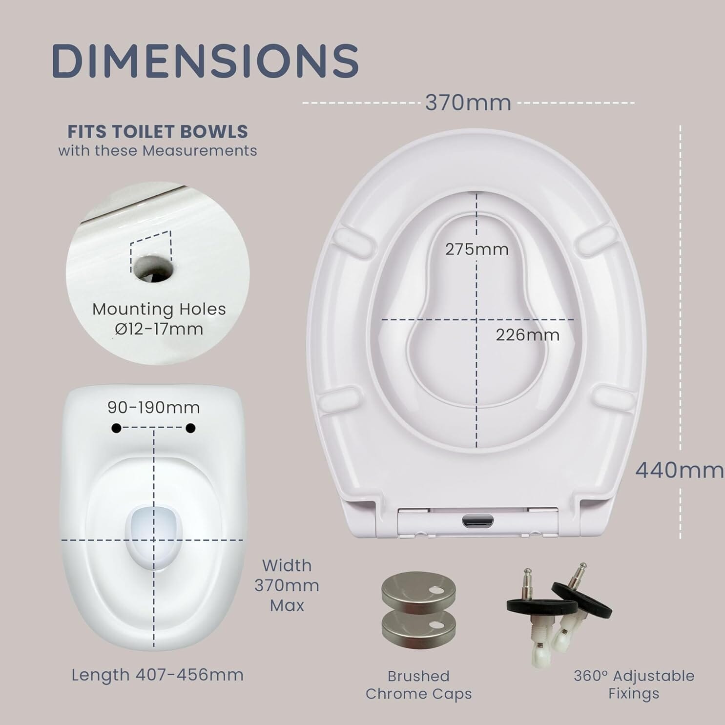 Abattant de toilette familial