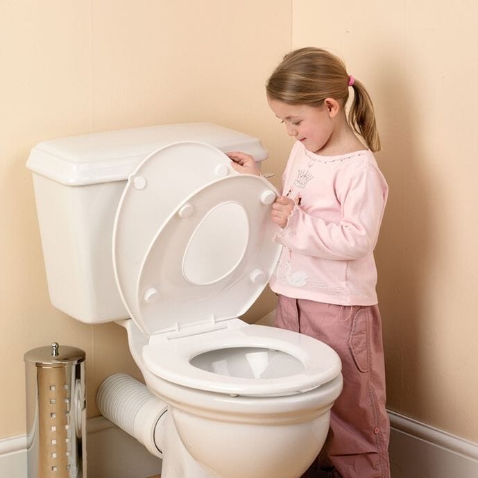 Abattant de toilette familial