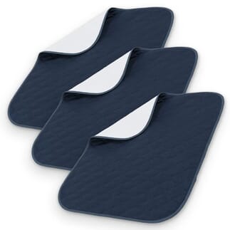 Alèse lavable économique  Bleu - Lot de 3