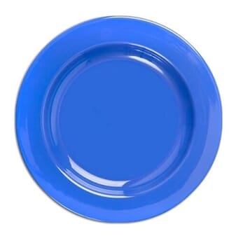Assiette à rebord en mélamine