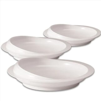 Assiette ergonomique Scoop Lot de 3