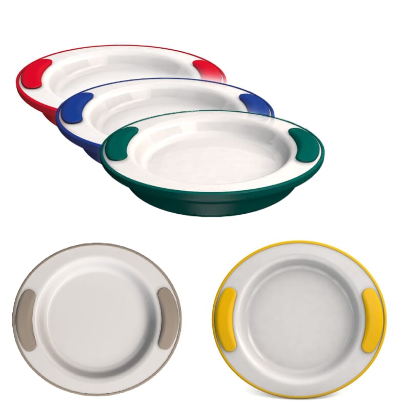 Assiette isotherme préhensible Ornamin