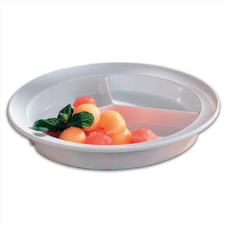 Assiette trois compartiments Lot de 3