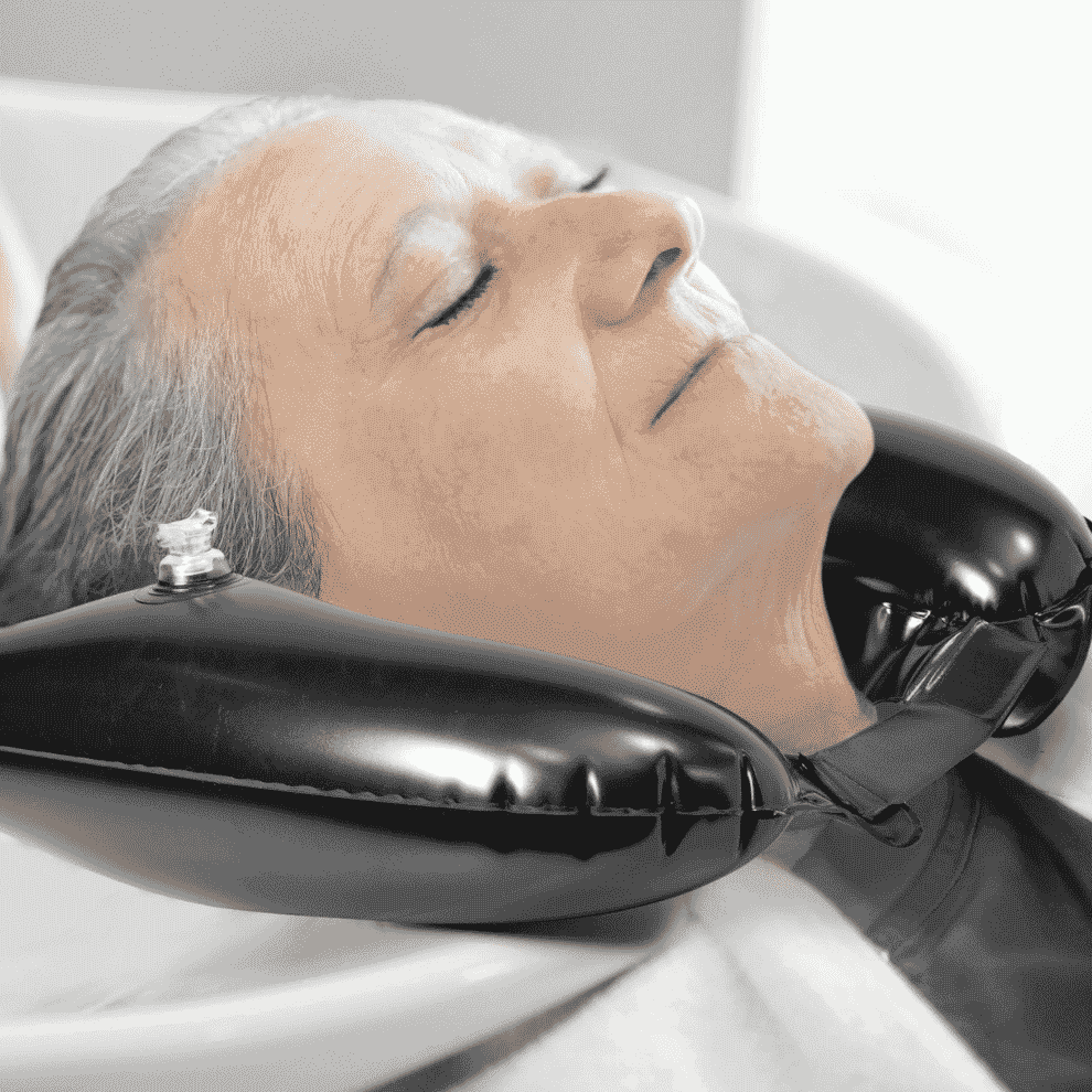 Bac à shampoing gonflable