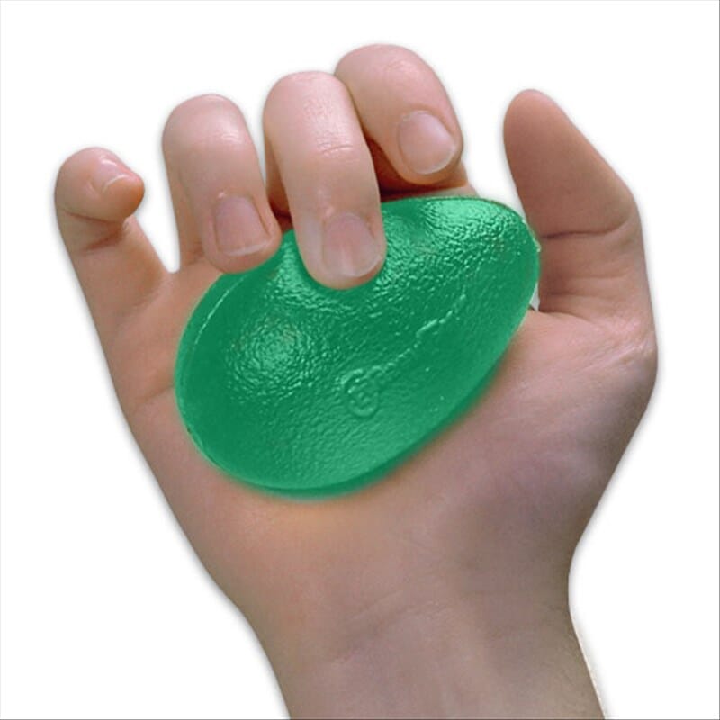 View Balle dexercice pour la main Eggsercizer Vert information