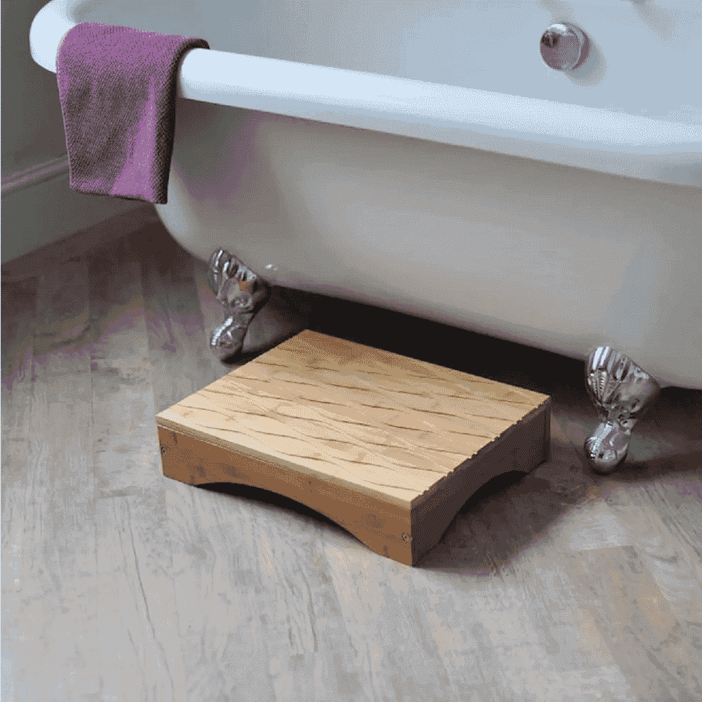 Marchepied de bain Bamberry en bambou