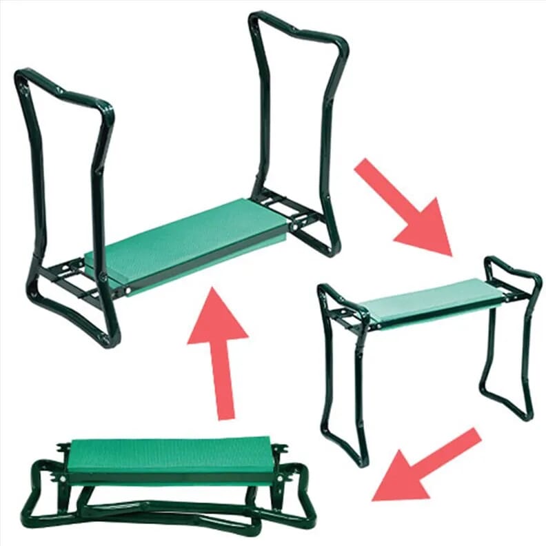 Banc agenouilloir de jardin