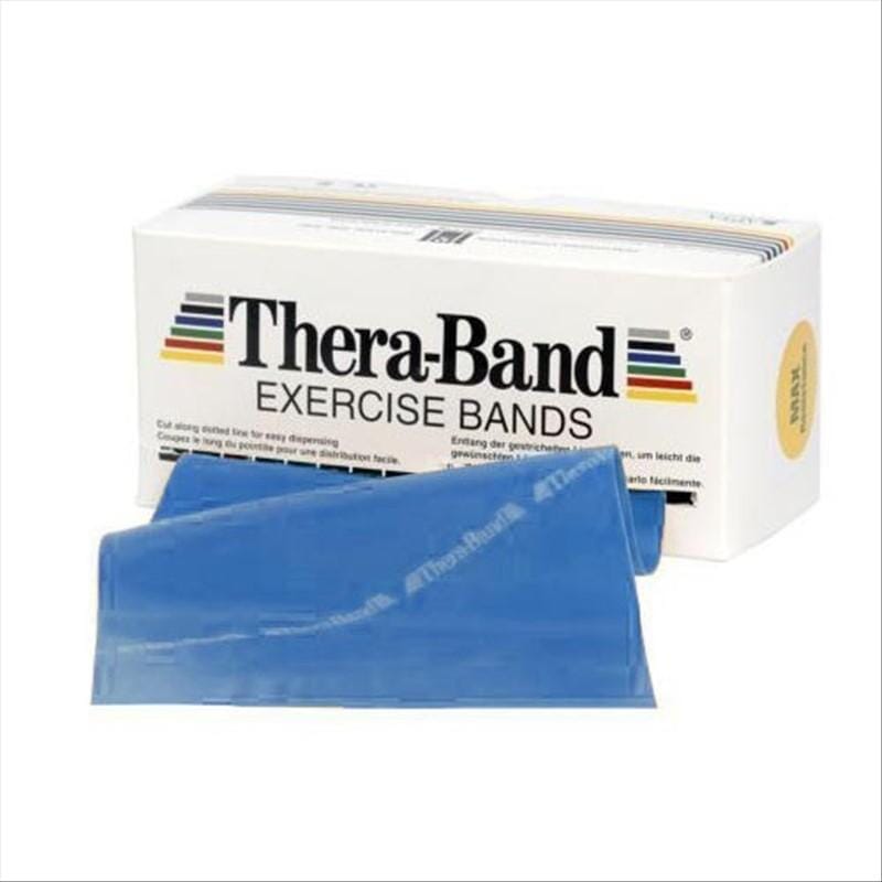 View Bandes dexercices sans latex TheraBand Bleu 25 m information