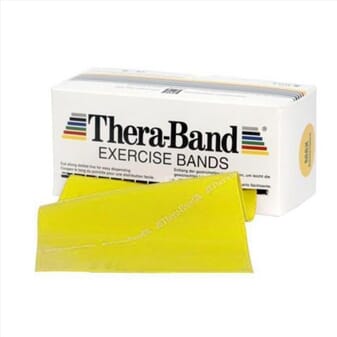Bandes d'exercices sans latex Thera-Band® - Jaune - 25 m