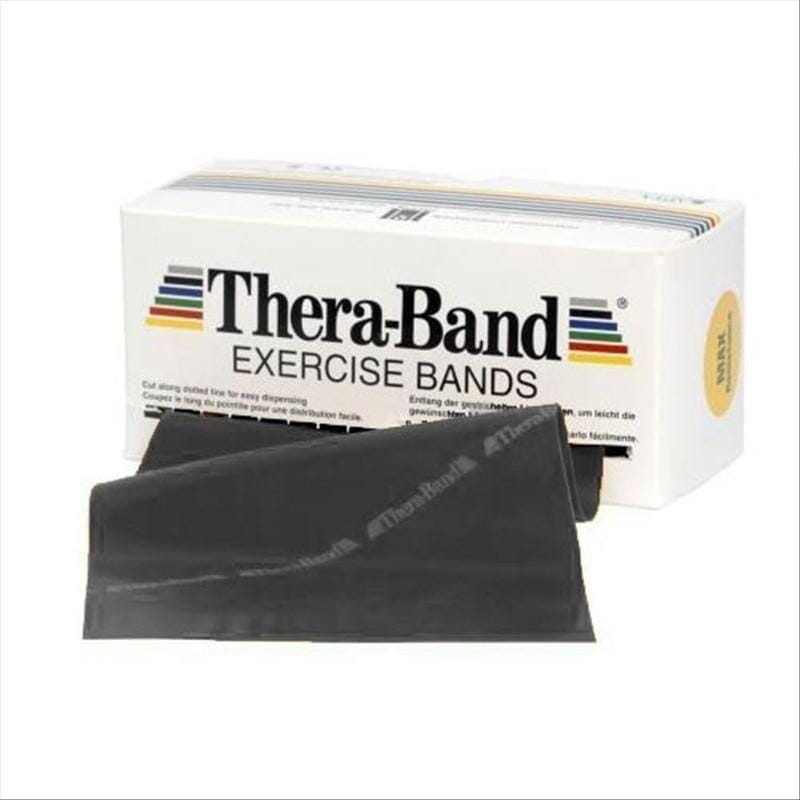 View Bandes dexercices sans latex TheraBand Noir 46 m information