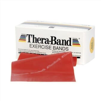 Bandes d'exercices sans latex Thera-Band® - Rouge - 25 m