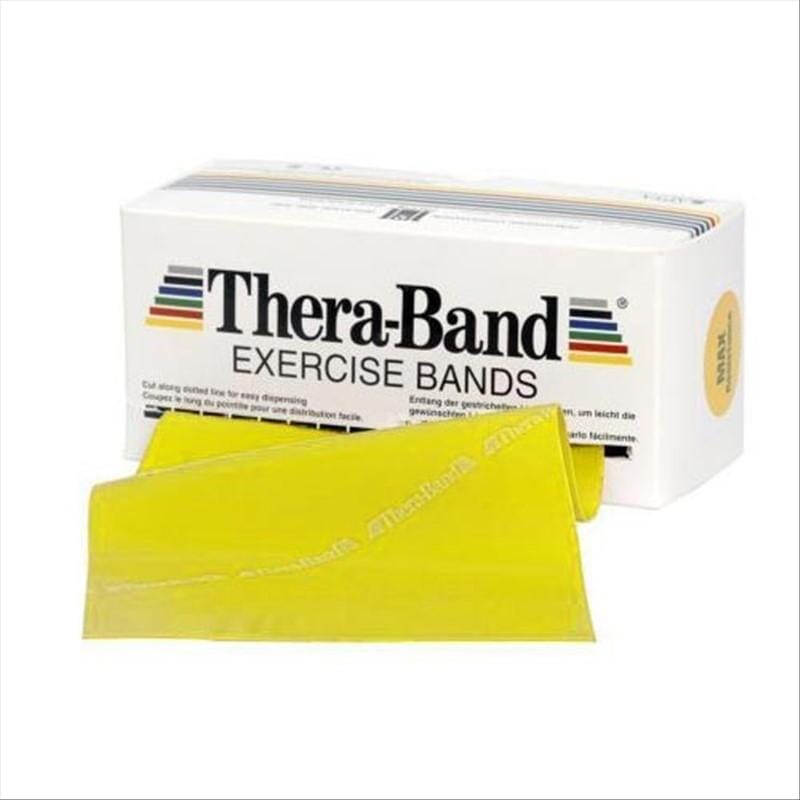 View Bandes dexercices TheraBand Jaune 46 m information