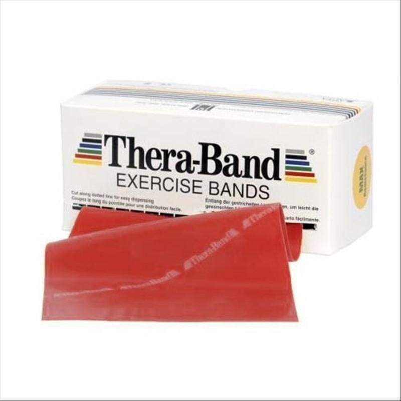 View Bandes dexercices TheraBand Rouge 46 m information