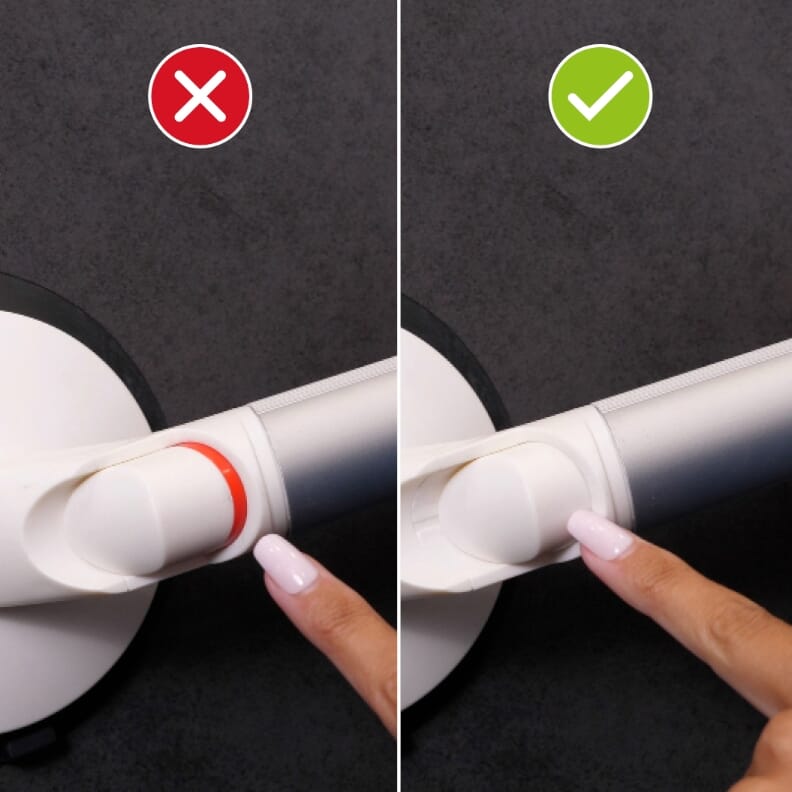 Barre d'appui à ventouses Pump