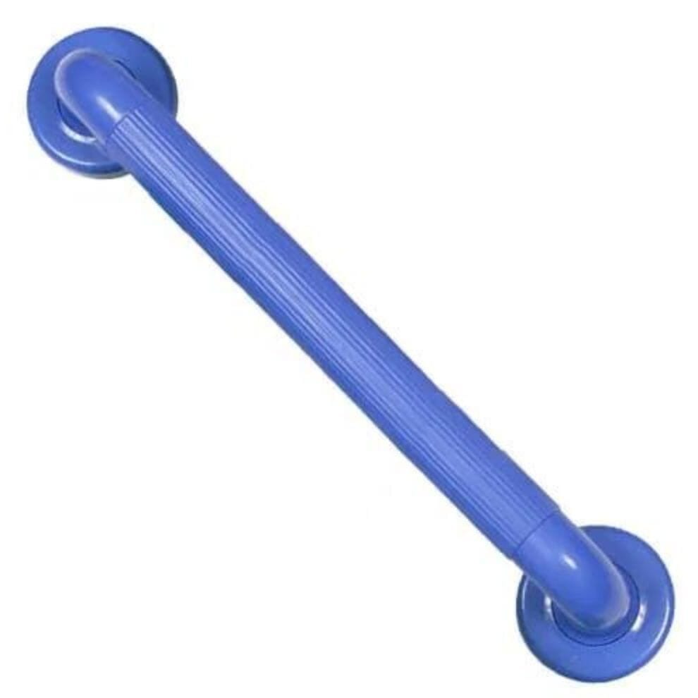 Barre d'appui cannelée en plastique bleu