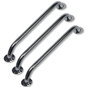 Barre d'appui chromée