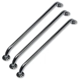 Barre d'appui chromée