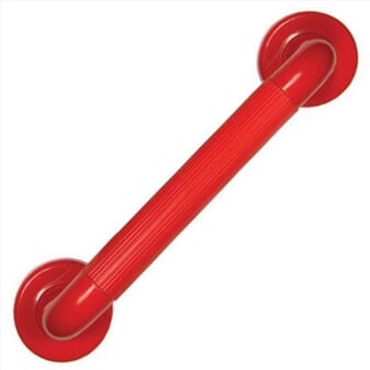 Barre d'appui colorée en plastique - Rouge - 30 cm