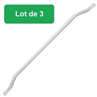 Barre d'appui économique Longueur 90 cm - Lot de 3
