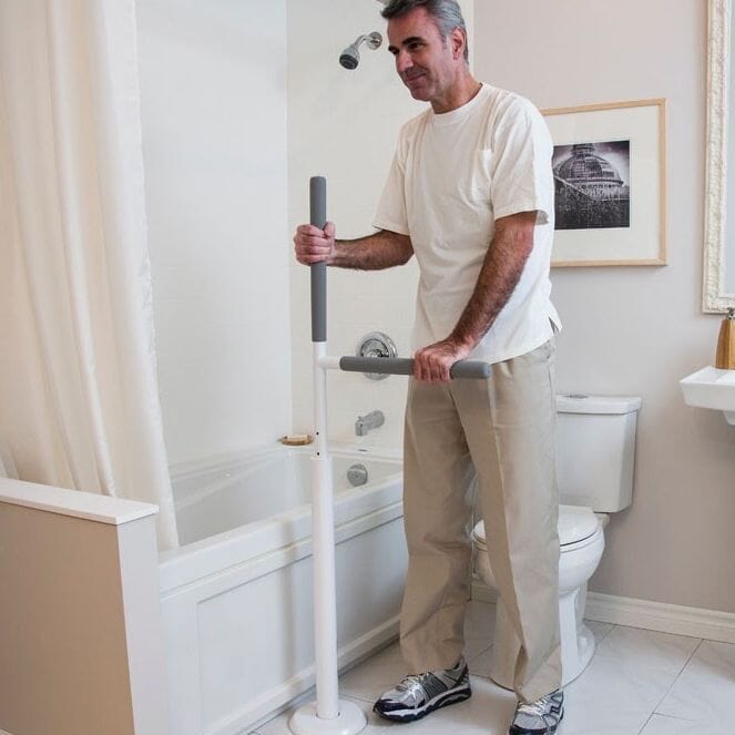 Barre d'appui pivotante