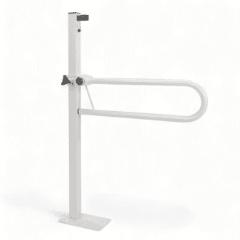 Barre d'appui pour toilettes Devon avec fixation au sol