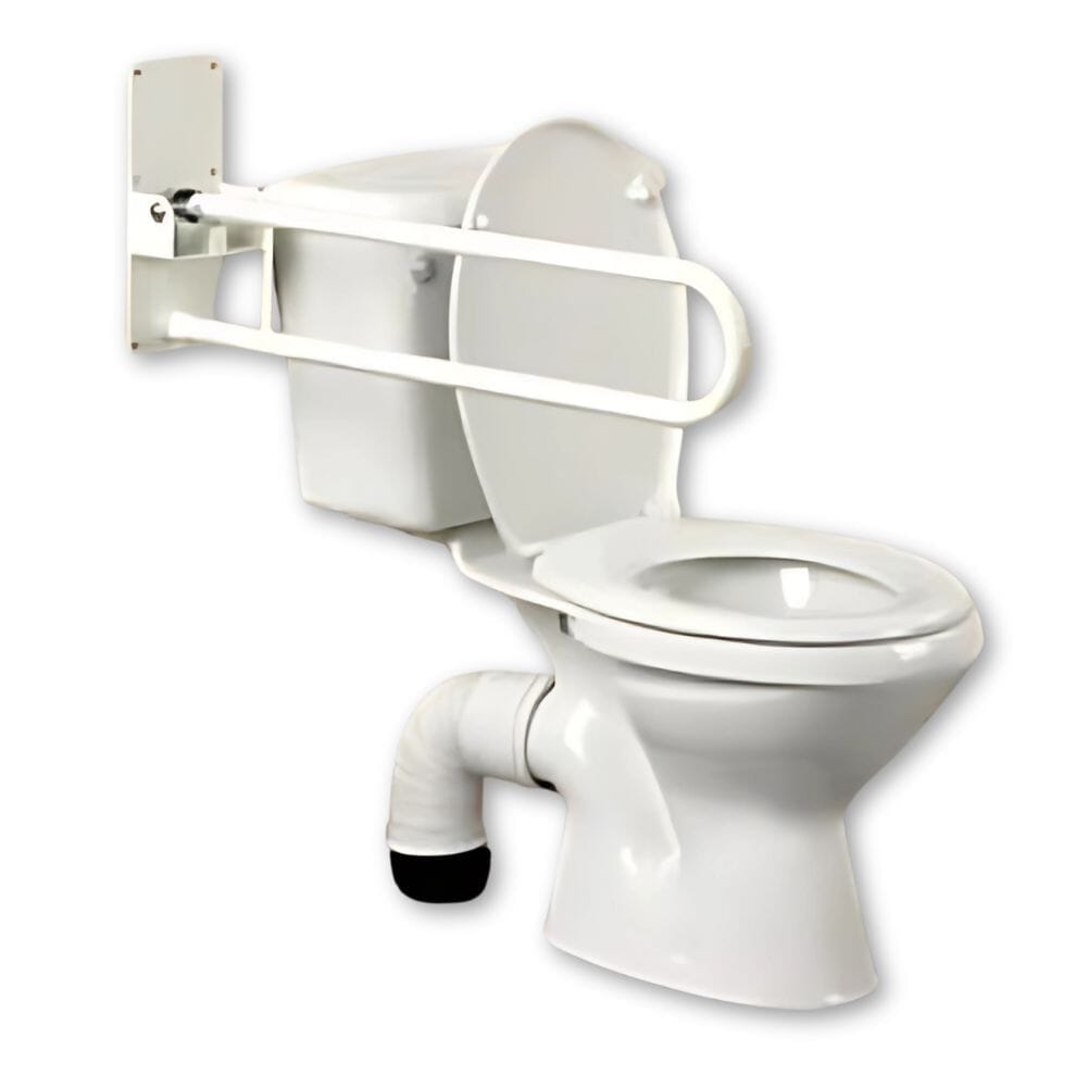 Barre d'appui pour toilettes Devon avec fixation murale