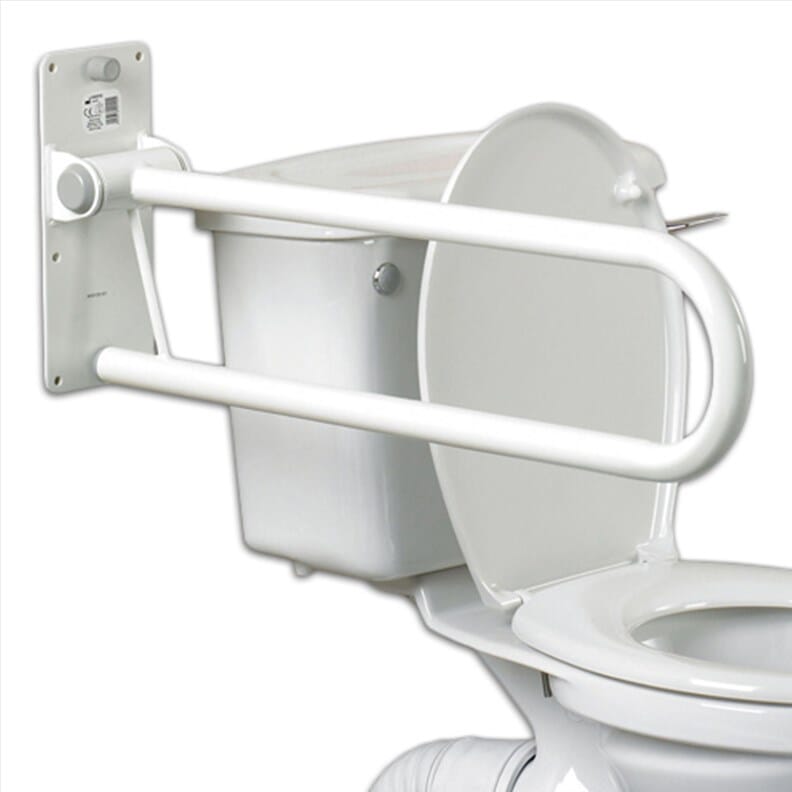 Barre d'appui pour toilettes Devon - Fixation murale - Courte