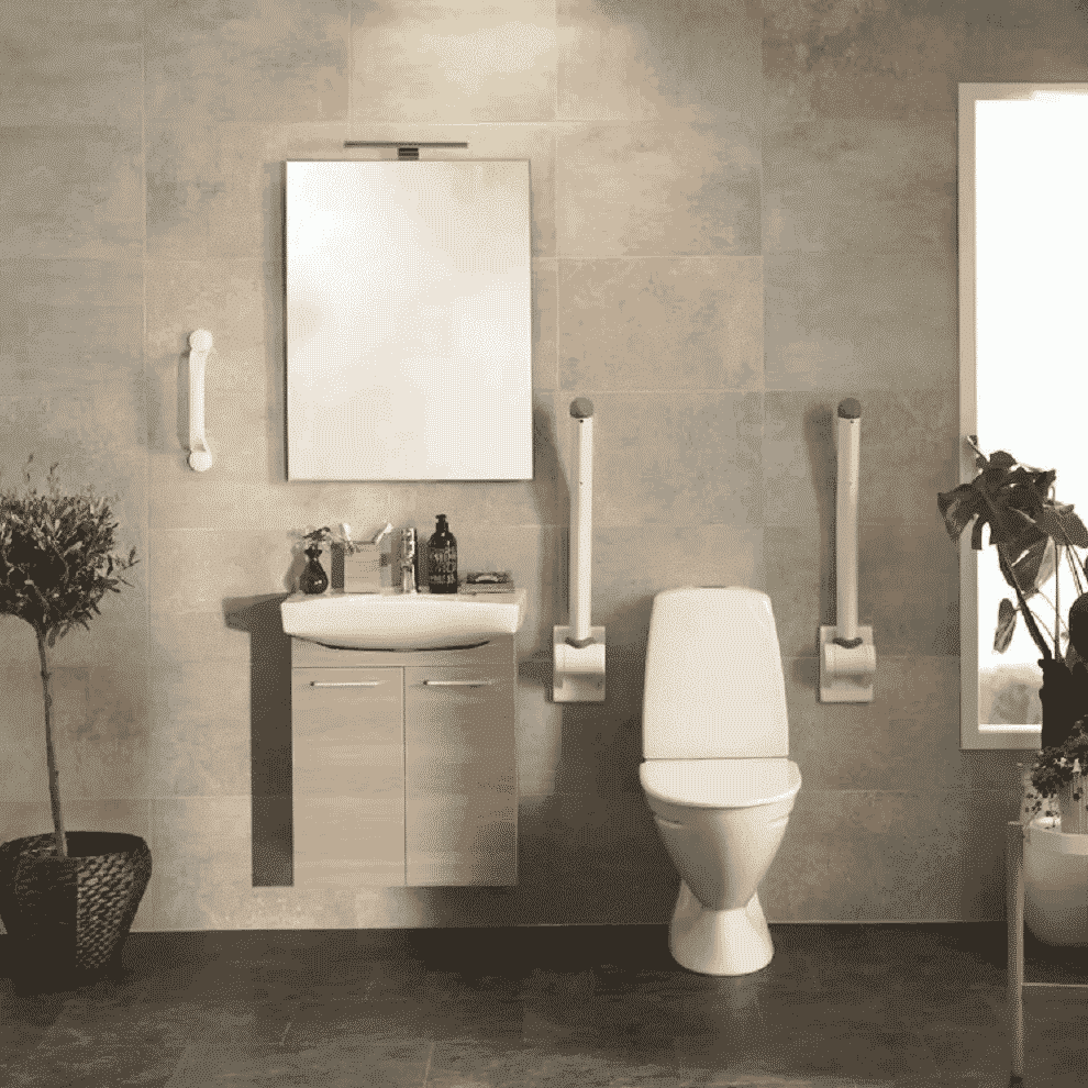 Barre d'appui pour toilettes Etac Rex