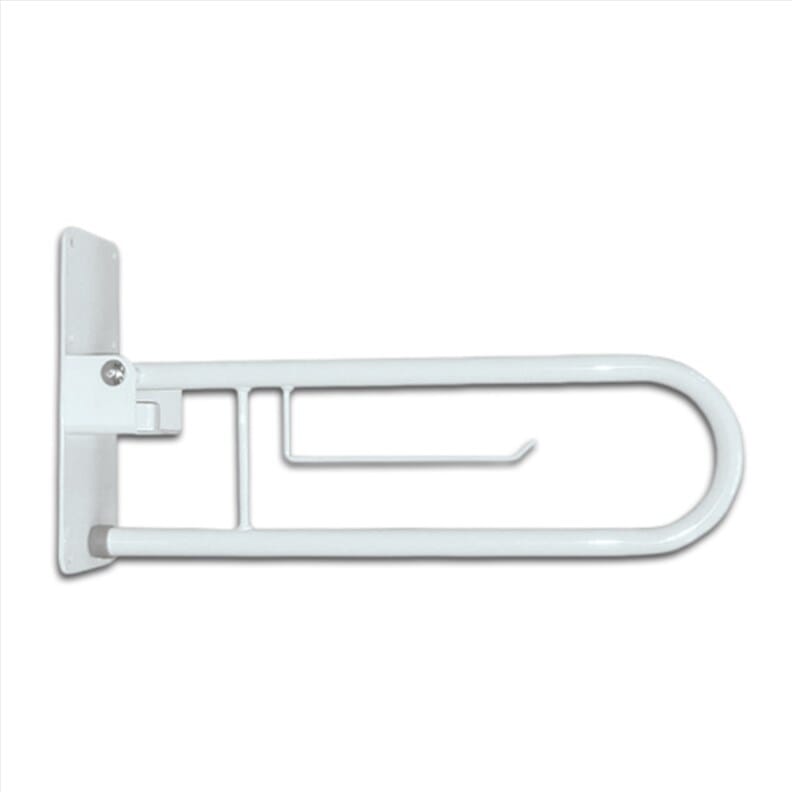 Barre d'appui pour toilettes pliante
