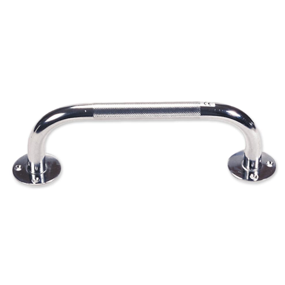 Barre d'appui chromée à bride