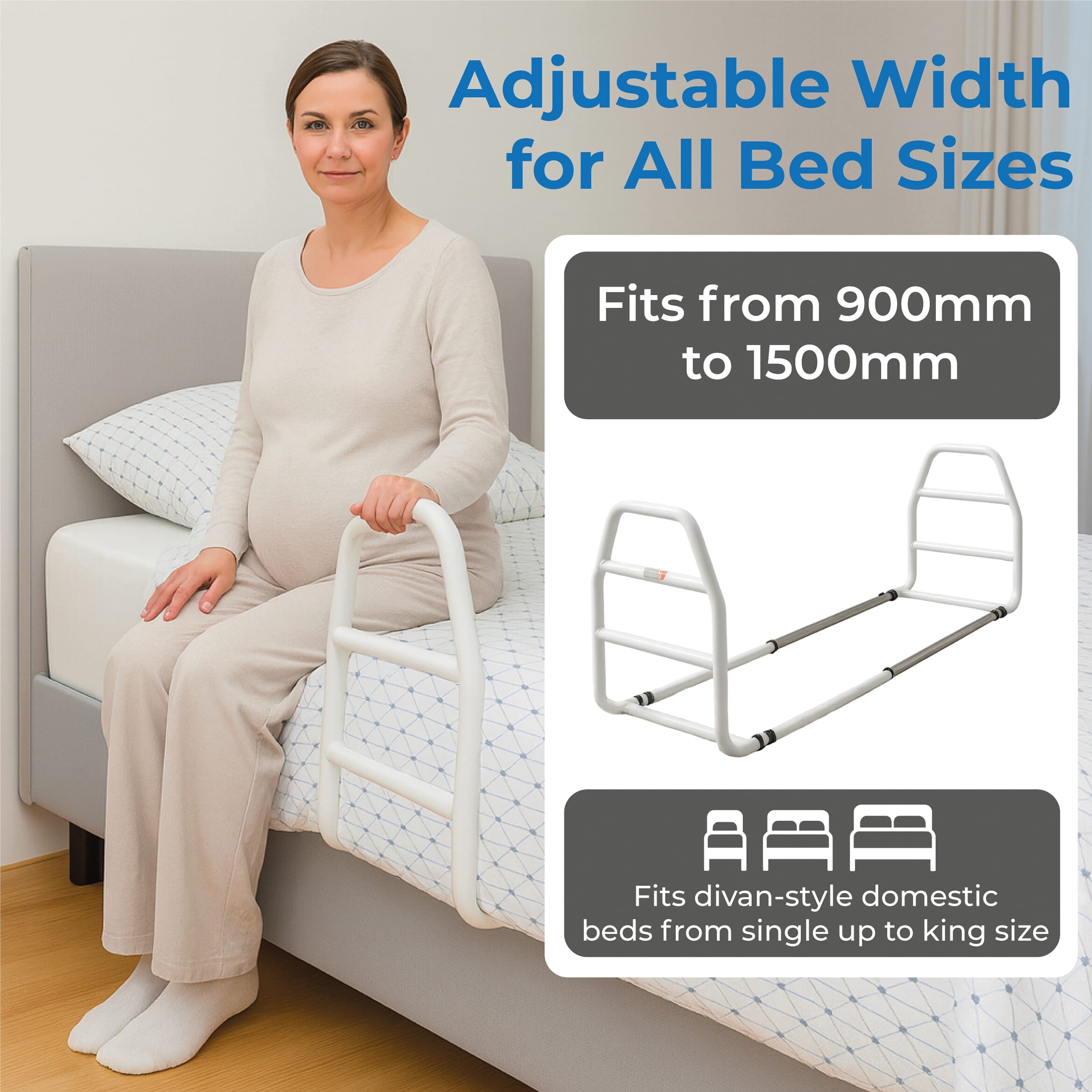 Barrière de lit Solo blanche