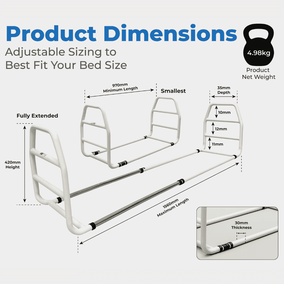 Barrière de lit Solo blanche