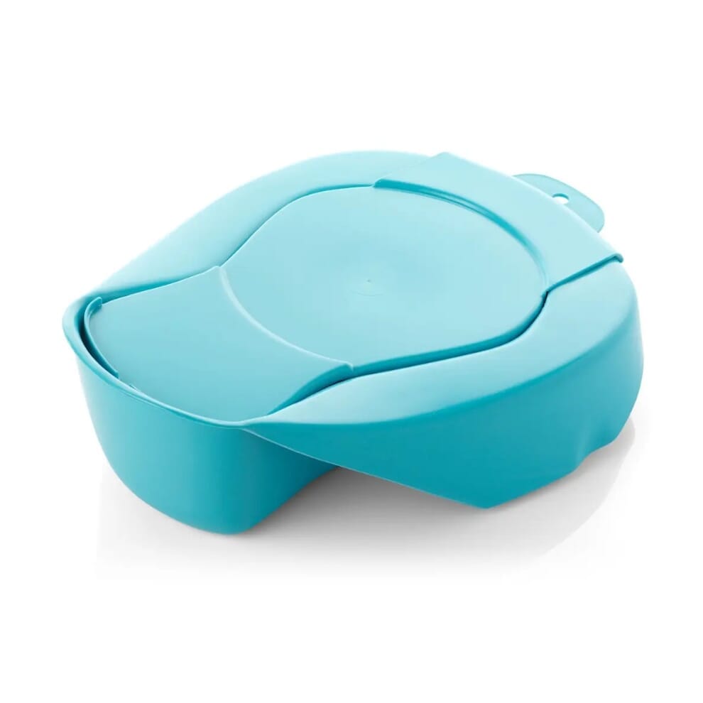 Bassin de lit hospitalier avec couvercle