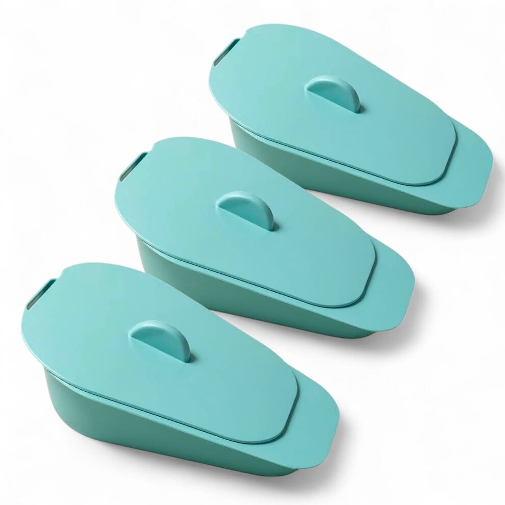 Bassin hygiénique incliné adulte avec couvercle