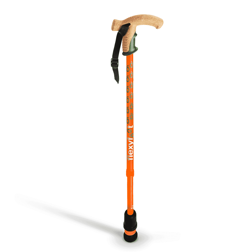 Bâton de marche Flexyfoot avec poignée en liège