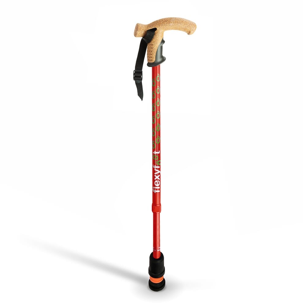 Bâton de marche Flexyfoot avec poignée en liège