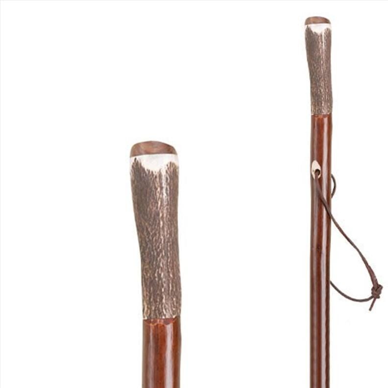 Bâton de randonnée nordique en bois