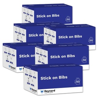Bavoirs adhésifs jetables 6 boîtes de 50