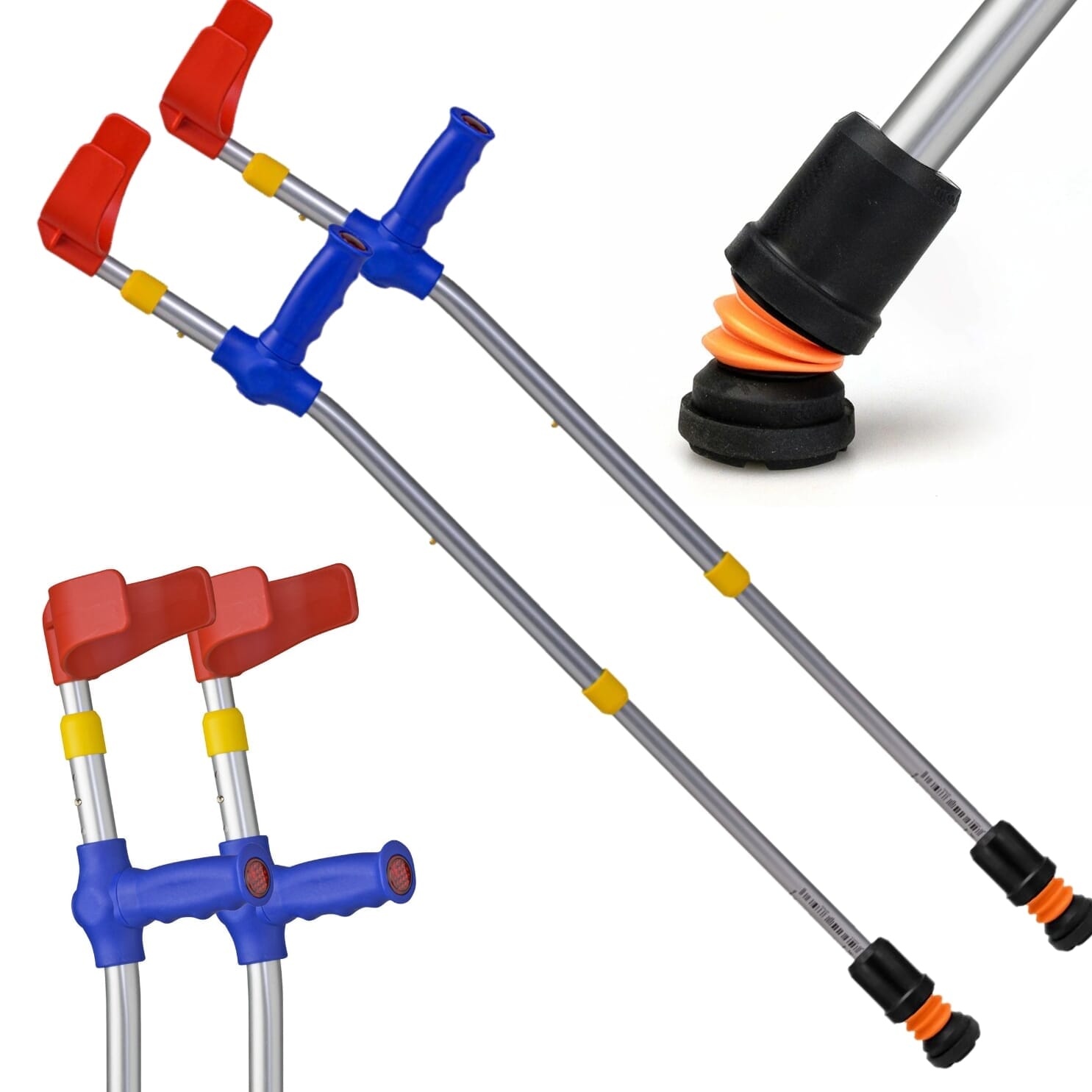 Béquille pour enfant Flexyfoot à double ajustement avec poignée souple