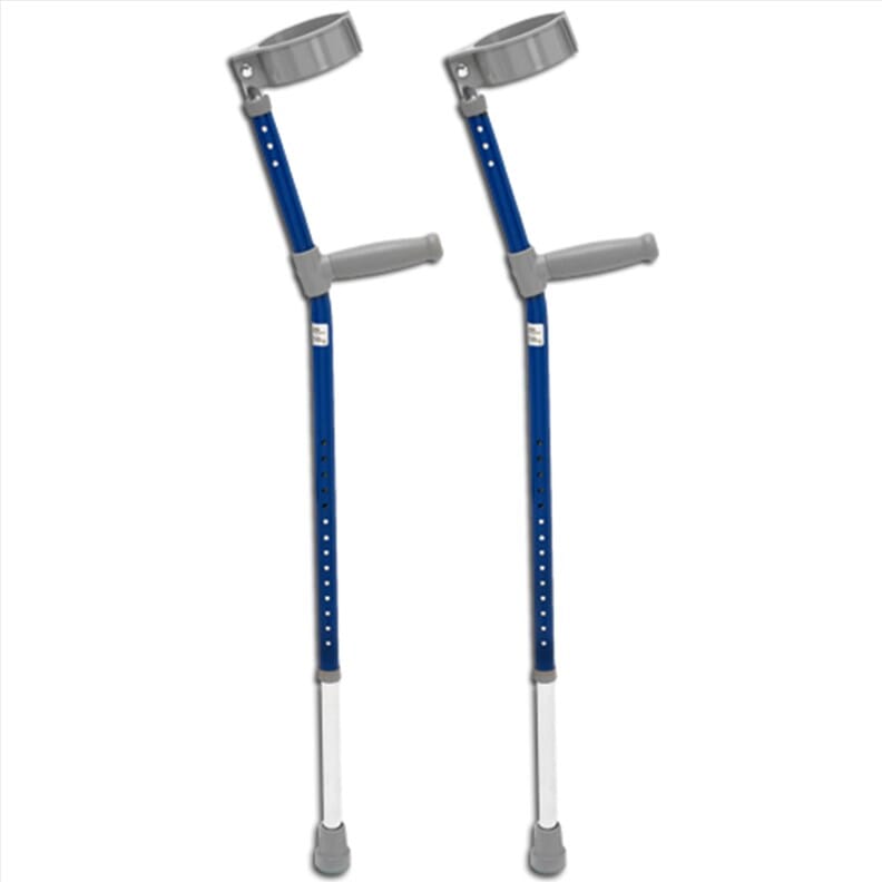 Paire de béquilles colorées