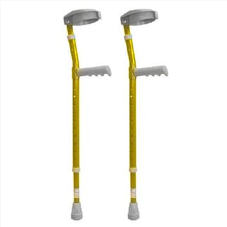 BÃ©quilles colorÃ©es pour enfant - Jaune