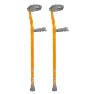 Béquilles colorées pour enfant - Orange