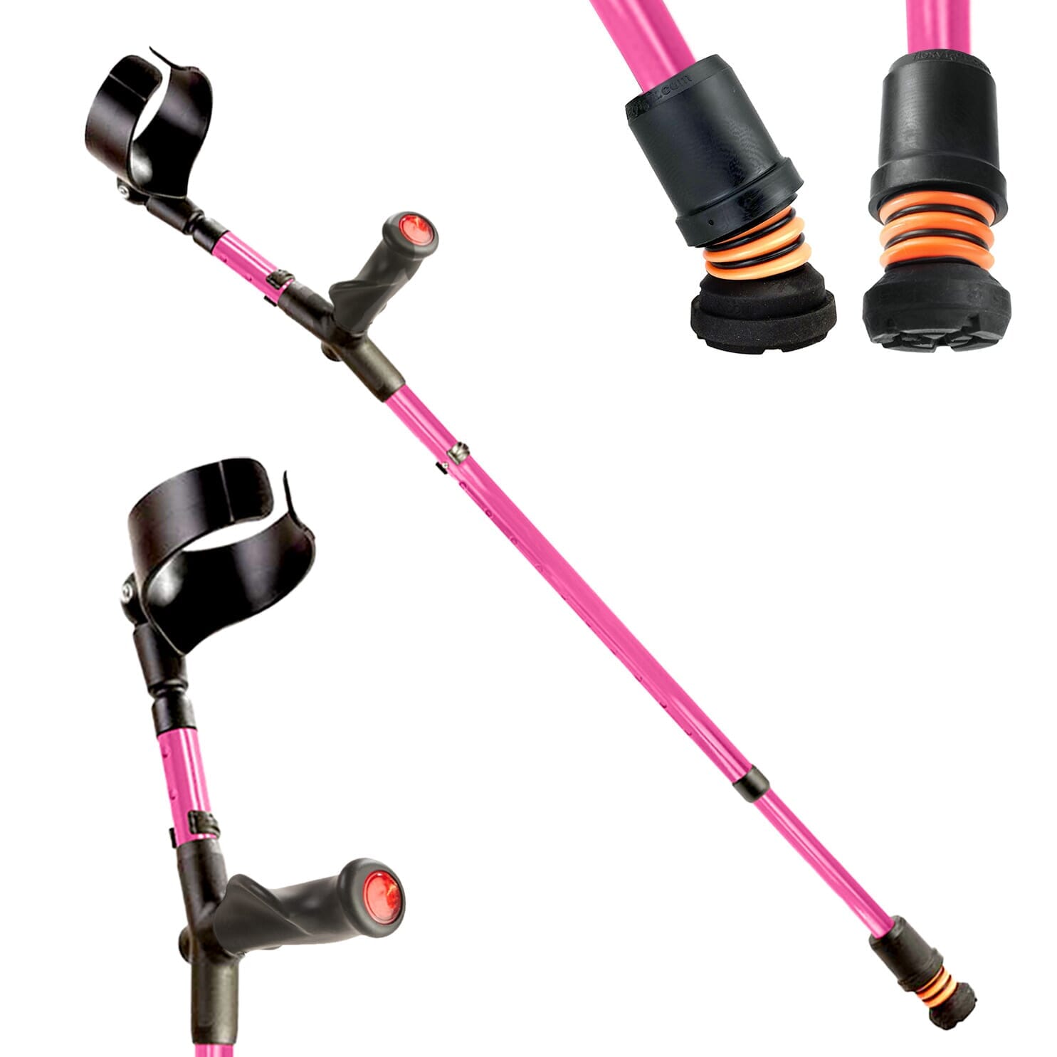 Béquilles double réglage Flexyfoot Comfort Grip