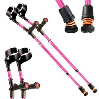 Béquilles double réglage Flexyfoot Comfort Grip