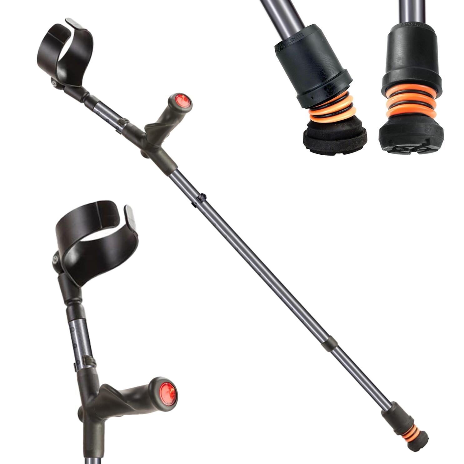 Béquilles double réglage Flexyfoot Comfort Grip