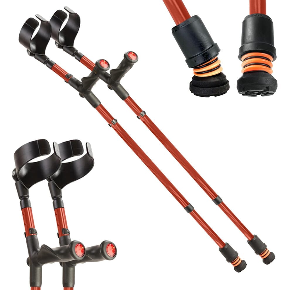 Béquilles double réglage Flexyfoot Comfort Grip