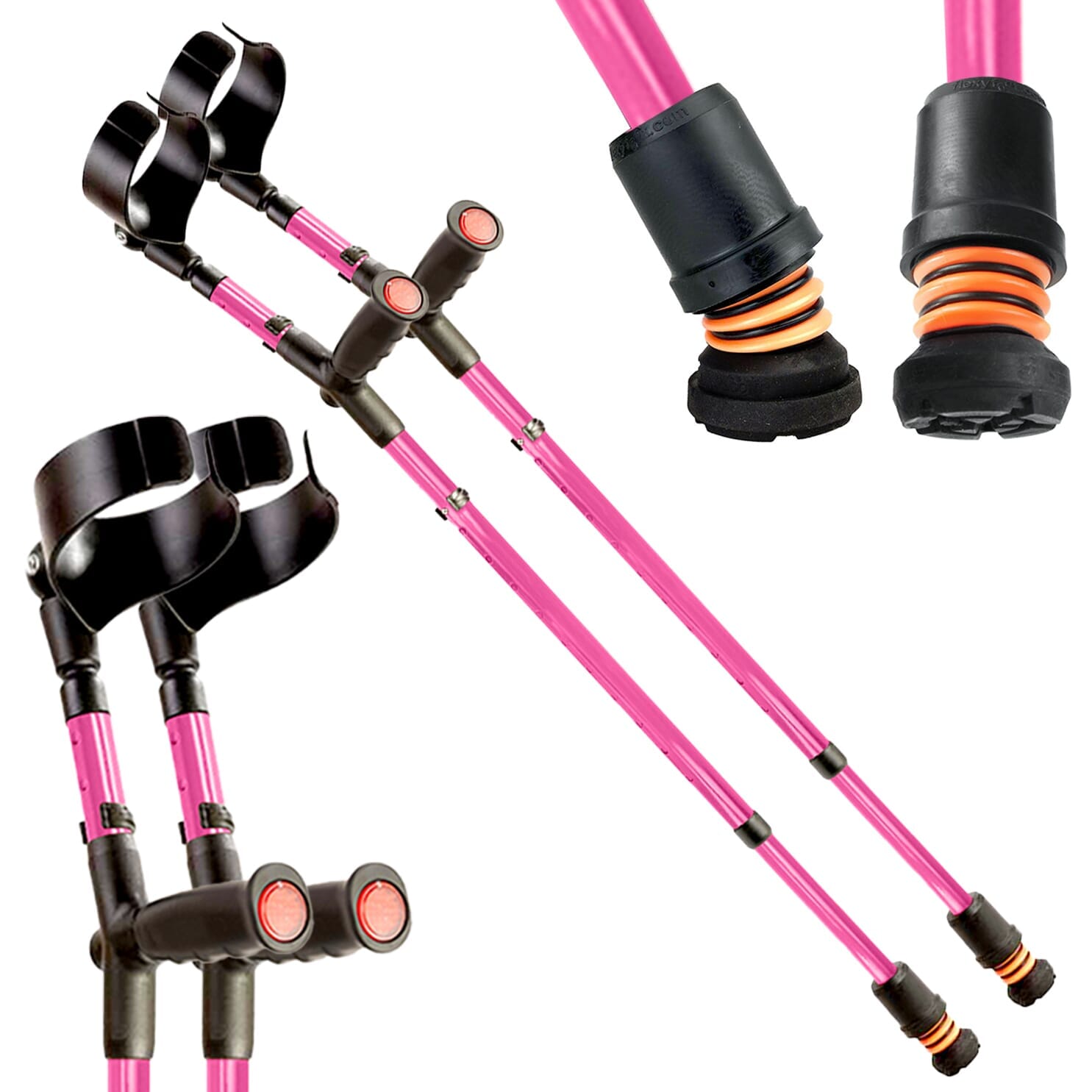 Béquilles double réglable Flexyfoot Soft Grip