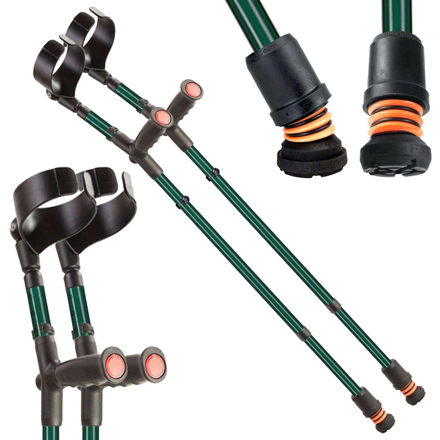 Béquilles double réglable Flexyfoot Soft Grip