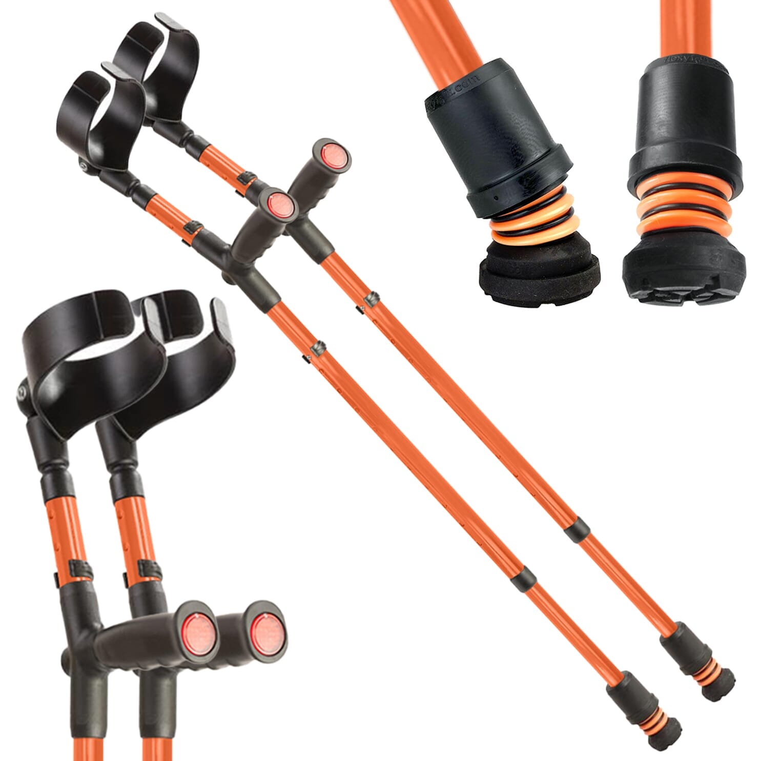 Béquilles double réglable Flexyfoot Soft Grip